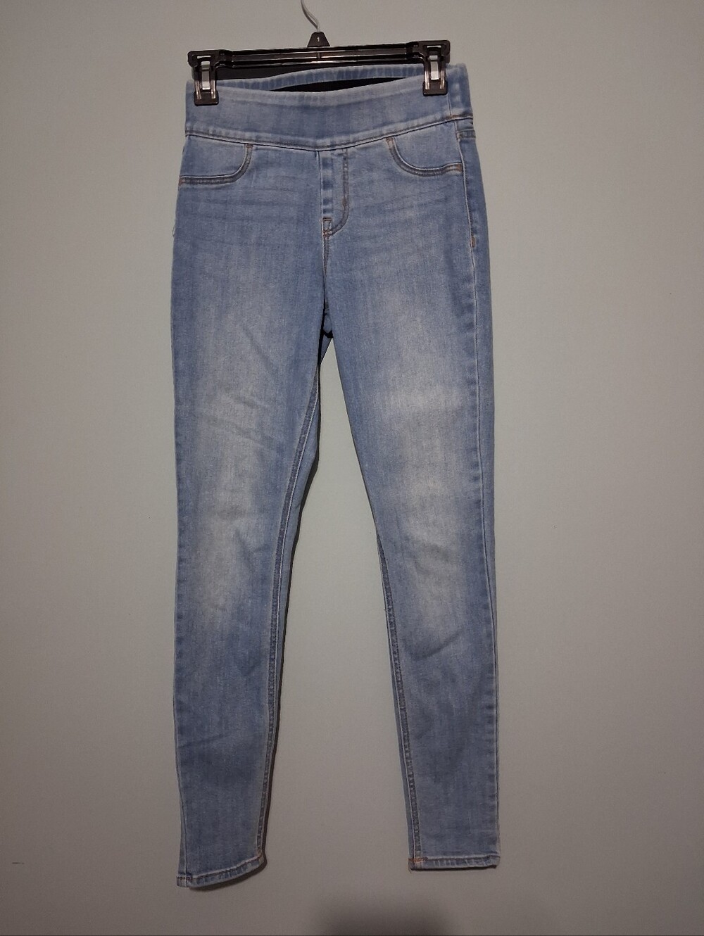 Old Navy Mid-Rise Rockstar Super Skinny Jeggings in Light Blue